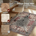 48"x72" Office Chair Mat for Hardwood Tile Floor, Under Desk Carpet Protector - Image 3