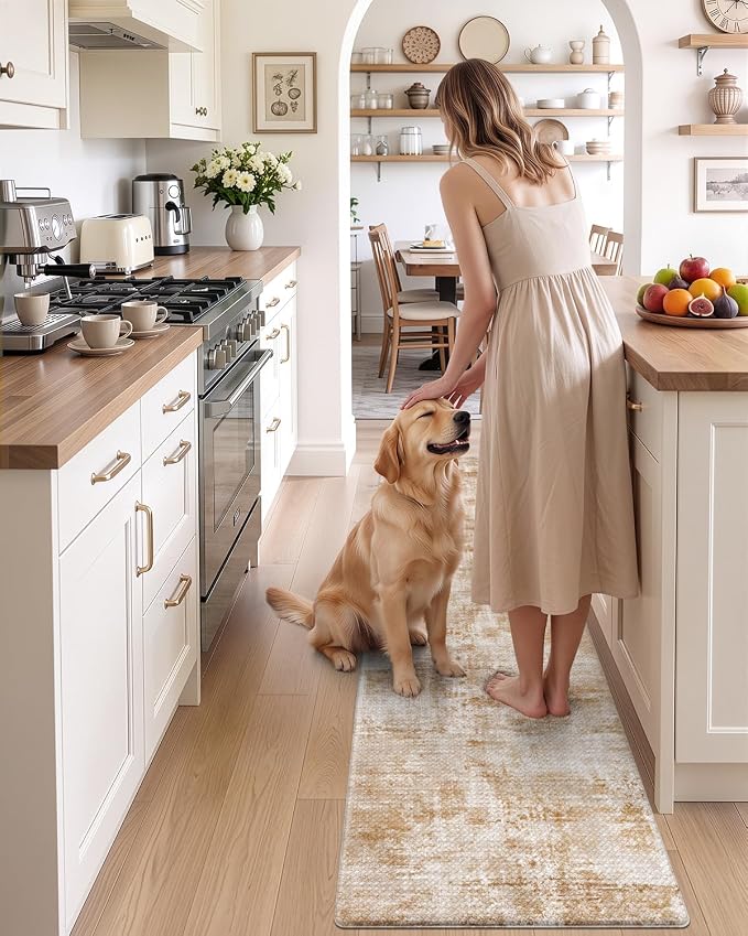 DEXI Kitchen Mats Cushioned Anti Fatigue, 23x107 Floor Padded Runner Rug Non - Image 3
