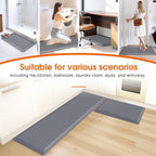 TranquilRelax 4/5 Inch Thick 2-Piece Anti-Fatigue Kitchen Mats, Cushioned - Image 7