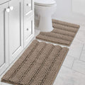 H.VERSAILTEX Bathroom Rugs Bath Rug Set 2 Piece Bathroom Contour Rug Toilet Mat by HVERSAILTEX