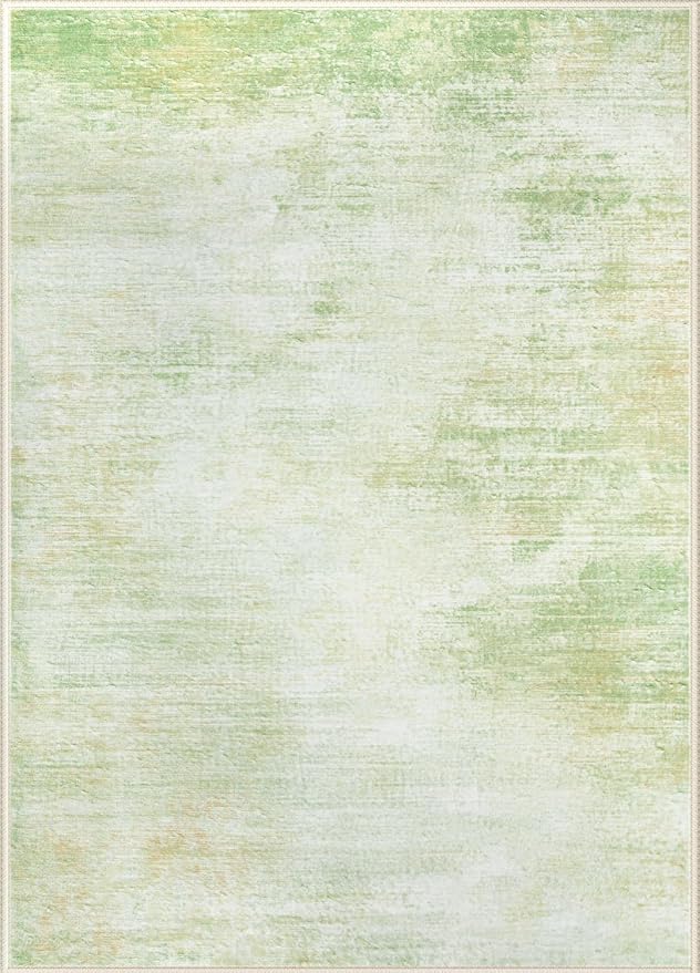 Area Rugs 9x12 Living Room: Washable Rug Modern Abstract Large Rugs Soft Non - Image 8