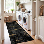 RELEANY Washable Area Rugs 2'x6' Non-Slip Modern Abstract Soft - Image 3