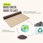 Gogokiwi Large Yoga Mat – 1/4" & 1/2" Thick Exercise Mats - Image 5