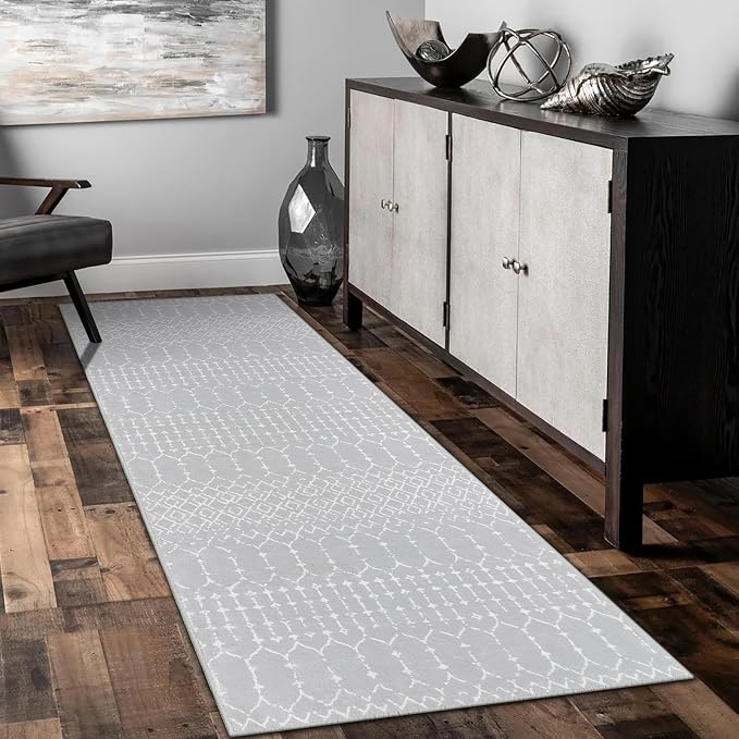 Lahome Moroccan Runner Rugs for Hallway 2x8 Throw Ultra-Thin Kitchen Rugs - Image 3