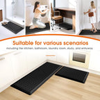 TranquilRelax 4/5 Inch Thick Anti-Fatigue Kitchen Mats 2Pcs, Cushioned Non-Slip - Image 7