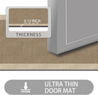 Ultra Thin Door Mat Indoor Entrance, 1/10 in Thin Door Mats - Image 2