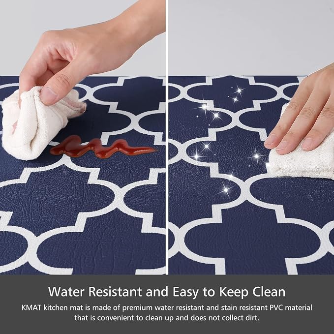 KMAT Kitchen Mat Cushioned Anti-Fatigue Area Rug Sets, Waterproof Non-Slip - Image 4