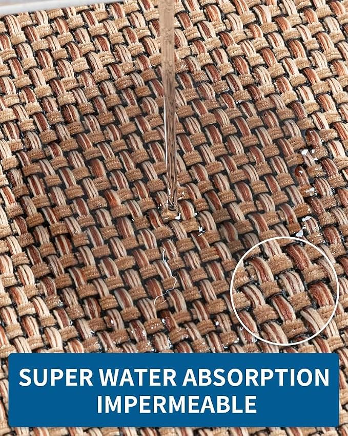 Kitchen Rug Sets and Mats Non Skid Washable, Absorbent Runner Rugs Sets - Image 4