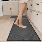 SUMLANS Kitchen Mat Set of 2 PCS, Cushioned Non Slip Rugs - Image 2