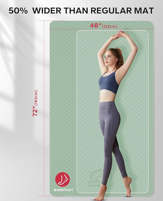 HAPBEAR Extra Large Yoga Mat - Image 2