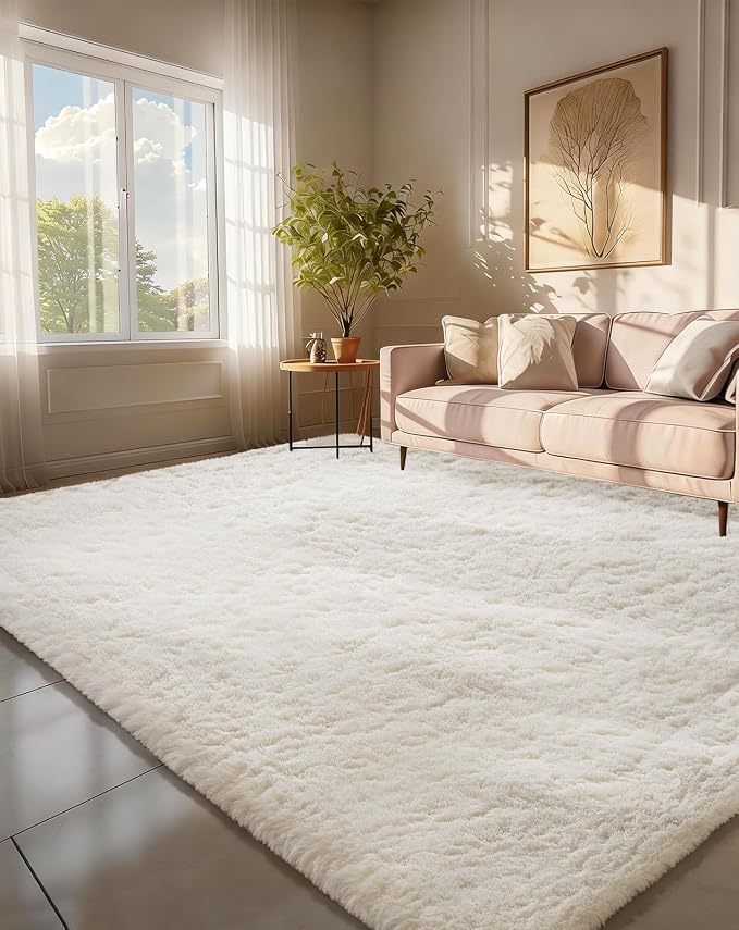 Ophanie 6x9 Area Rugs, Upgrade Non-Slip Fluffy Soft Rugs by Ophanie