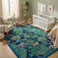 GarveeHome Jungle Animal Print Rug 6x9 Washable Area Rugs by GarveeHome