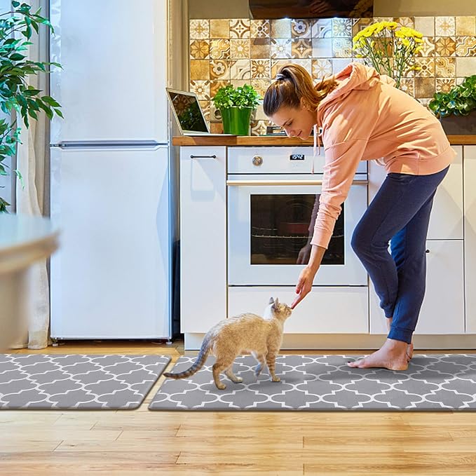 KMAT Kitchen Mat Cushioned Anti-Fatigue Kitchen Rug, Waterproof Non-Slip - Image 6