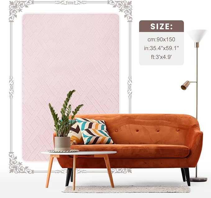 Macgace Ultra Soft Pink Area Rug - Image 9