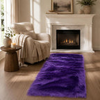 EasyJoy Faux Sheepskin Rug, Fluffy Faux Fur Rug, Ultra Soft Shag Area Rug by EasyJoy