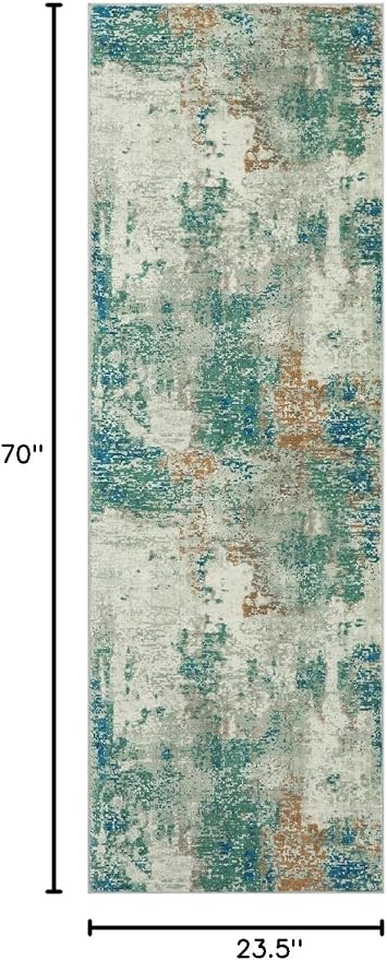 Lahome Modern Abstract Runner Rug - Image 2