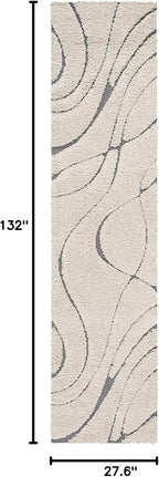 SAFAVIEH Florida Shag Collection Runner Rug - Image 2