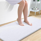 OLANLY Bathroom Runner Rugs 47x24, Extra Soft Absorbent Chenille Bath Rugs by OLANLY