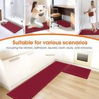 TranquilRelax 2-Piece Anti-Fatigue Kitchen Mats, Cushioned Non-Slip Waterproof - Image 7