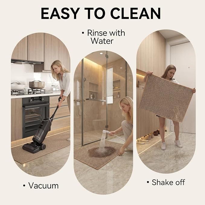 Kitchen Mats for Floor, Super Absorbent Kitchen Rugs Non Slip Washable - Image 7