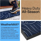 GORILLA GRIP 100% Waterproof All-Season WeatherMAX Doormat 35x23, US Designed - Image 3