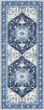 Yamaziot Washable Runner Rug, 2x5 Non-Slip Boho Vintage Hallway Rug Runner - Image 2