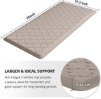 WISELIFE Kitchen Mat Cushioned Anti Fatigue Floor Mat, Thick Non Slip Water - Image 2