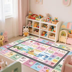 Kids ABC Rug for Playroom, Classroom Alphabet Area Carpet Playmat, Washable - Image 9