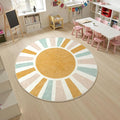 LIVEBOX Washable Boho Rug 6ft Large Round Rug by LIVEBOX