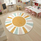 LIVEBOX Washable Boho Rug 6ft Large Round Rug by LIVEBOX