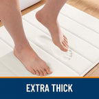 OLANLY Memory Foam Long Bathroom Rugs Runner 44x20, Super Soft Absorbent Bath - Image 6