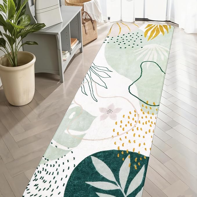 Lahome Green Hallway Runner by Lahome