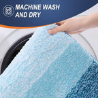 OLANLY Bathroom Runner Rugs Mat 44x24, Extra Soft Absorbent Microfiber Bath Rugs - Image 5