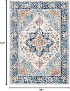 SERISSA Boho 8x10 Area Rugs, Washable Vintage Large Living Room Rug Non-Slip - Image 2