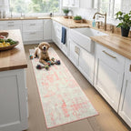 Toneed 2x6 Washable Runner Rug, Modern Abstract Hallway Runner - Image 4