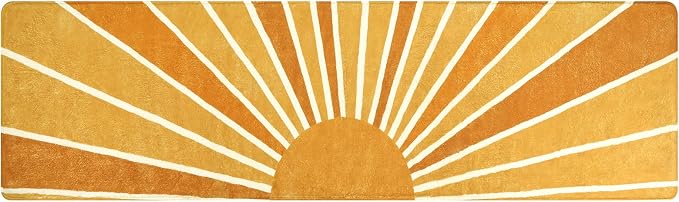 Lahome Boho Sun Runners Rug: 2'x8' Non-Slip & Washable Low-Pile Rug - Image 3