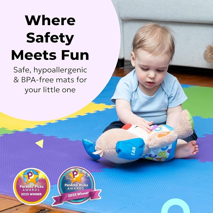 MioTetto Baby Play Mat, Soft Foam Floor Tiles - Image 5