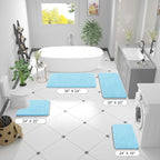 OLANLY Small Bathroom Rugs 24x16, Extra Soft Absorbent Chenille Bath Rugs - Image 8
