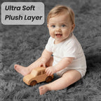 4x6 Area Rug for Living Room, Ultra Soft Fluffy Shag Rugs for Bedroom, Non-Slip - Image 8