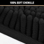 H.VERSAILTEX 20x32 Bath Mat Non-Slip Bathroom Rug Shag Shower Mat - Image 3