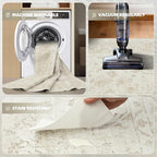 Washable Rugs 8x10 Area Rugs for Living Room, Ultra Soft Faux Wool Retro Carpets - Image 4