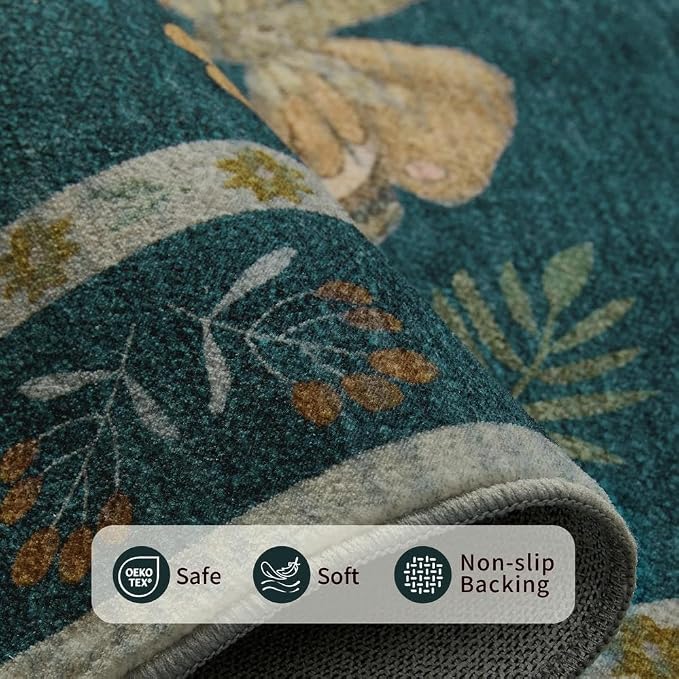 5x7 Washable Area Rugs for Bedroom & Living Room - Image 5