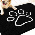 OLANLY Dog Door Mat for Muddy Paws 34x21, Paw Print Design, Absorbs Moisture by OLANLY