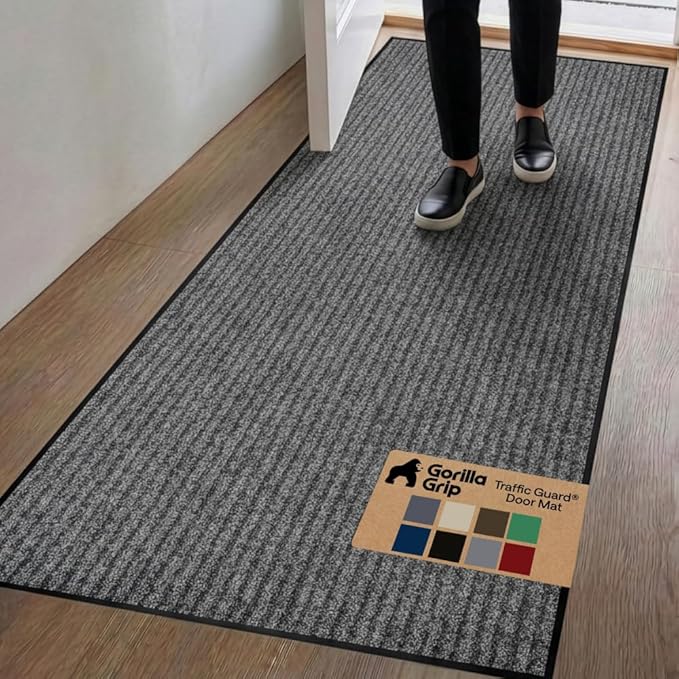 GORILLA GRIP Waterproof Traffic Guard Door Mat, Heavy Duty Entryway Mats by Unknown