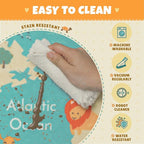 3x5 Play Mat for Kids Playroom - Image 4