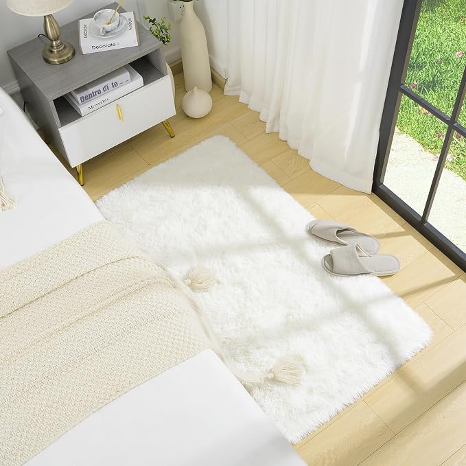 BENRON Fluffy Runner Rugs 2x4, Soft Long Runners - Image 3