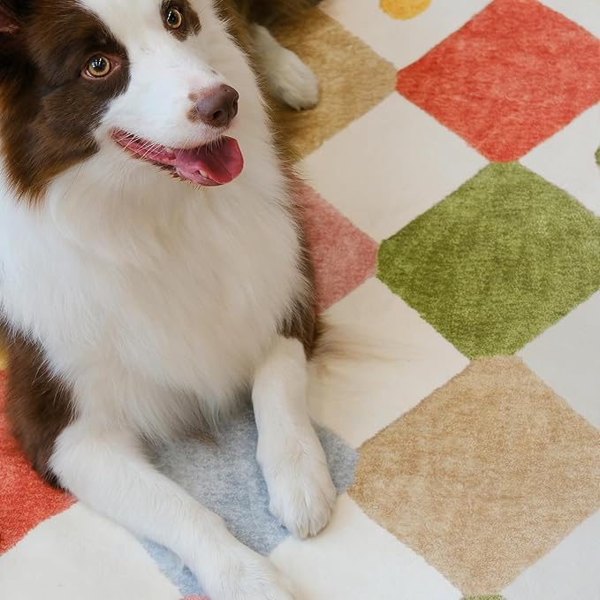 jinchan Macy 8ft Kids Round Rug - Image 4