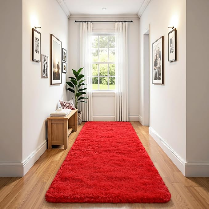 BENRON Soft Runner Rugs for Bedroom 2x8, Washable Long Runners for Hallway - Image 2