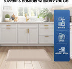 Mattitude Kitchen Mat Cushioned Anti-Fatigue Floor Mat Water Resistant Non-Slip - Image 7