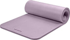 Retrospec Solana Yoga Mat 1" Thick w/Nylon Strap by Retrospec
